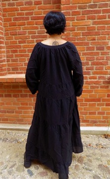 Długa sukienka we włoskim stylu- ostatnia sztuka !
