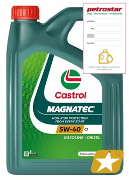 CASTROL MAGNATEC C3 5W40 4L