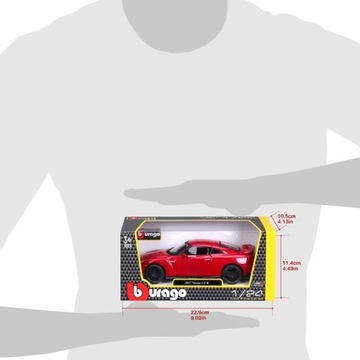 Модель Nissan GT-R 1:24 Bburago 18-21082 красный