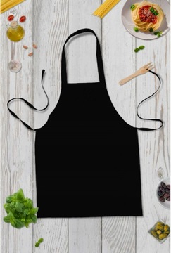 КУХОННЫЙ ФАРТУК УНИВЕРСАЛЬНЫЙ ФАРТУК ЧЕРНЫЙ