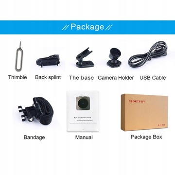 Мини-маленькая камера amagogo 1920x1080P Wi-Fi для