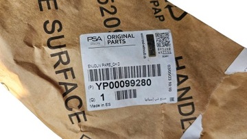 LIŠTA CHRÓM MŘÍŽKY NÁRAZNÍKU OPEL GRANDLAND X YP00099277 YP00099280 OE NOVÁ