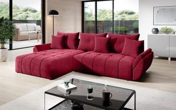 BOOM narożnik f. spania poduszki pojemnik sofa