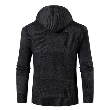 2023 New Men's Sweaters fashion Winter Warm Hooded