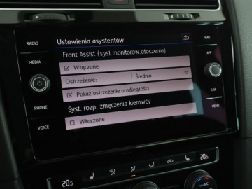 Volkswagen Golf VII Variant Facelifting 1.6 TDI-CR DPF BMT 115KM 2019 Volkswagen Golf DSG klima auto navi grzane fotele, zdjęcie 23