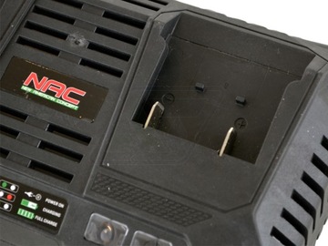 ŁADOWARKA PODWÓJNA NAC BC18x2-40-S DO AKUMUL. 18 V