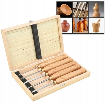 ДОЛОТО ТОКАРНЫЕ НОЖИ ПО ДЕРЕВУ НАБОР ИЗ 5 ДОЛОТО