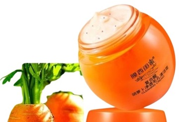MARCHEWKOWO-KWASOWY krem peeling oczyszczający pory do twarzy 120g