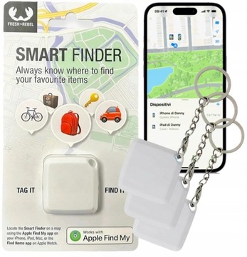 3x LOKALIZATOR KLUCZY GPS SMART Bluetooth FINDER AirTag Apple My Find