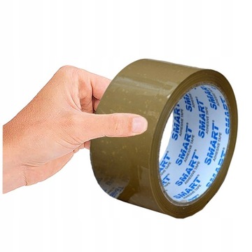 BRĄZOWA TAŚMA DO PAKOWANIA TAŚMA KLEJĄCA KURIERSKA