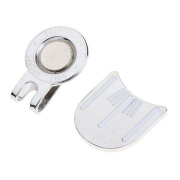 Зажим для кепки для гольфа, маркер для мяча, маркер для выравнивания патта, кепка для гольфа, белая линия