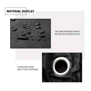 БОЛЬШОЙ ЧЕХОЛ ДЛЯ СКУТЕРА, МОТОЦИКЛА, Водонепроницаемый КРЕЗИН ЗИМА/ЛЕТО + ЧЕХОЛ