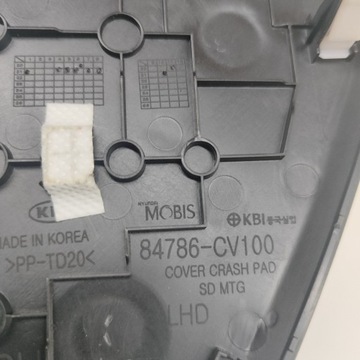 KIA EV6 2021 BOČNÍ DÍL DESKY ROZDĚLOVACÍ