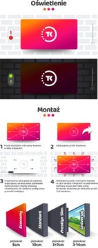 Рекламный светодиодный световой короб Dibond LUX ECONOMY 290х50см