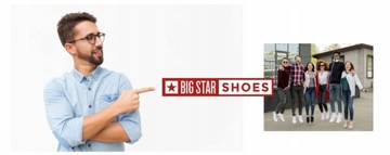 TRAMPKI męskie buty BIG STAR czarne MM174002 43