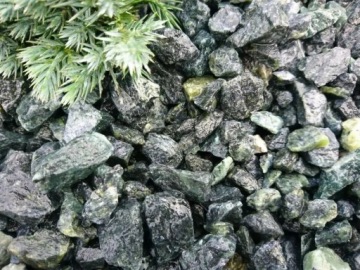 Зеленые декоративные камни для сада TONA Big Bag