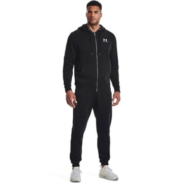 Spodnie dresowe bawełniane męskie Under Armour Jogger 1373882 Czarne r. m