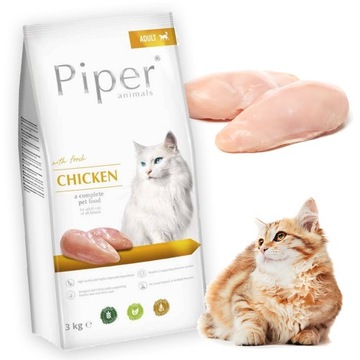 KARMA DLA KOTA PIPER DOLINA NOTECI KURCZAK 3KG