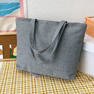 Вышитая женская сумка на плечо на молнии большой емкости в стиле B