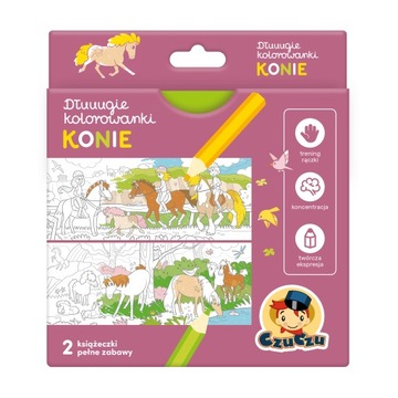DŁUUUGIE KOLOROWANKI KONIE