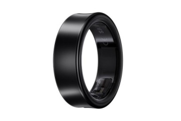 Кольцо-браслет SAMSUNG Galaxy Ring, размер 12 (21,4 мм), титановое, чёрное