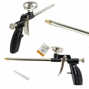 PISTOLET DO PIANKI MONTAŻOWEJ PIANY DYSZA METALOWY KORPUS PISTOLETU