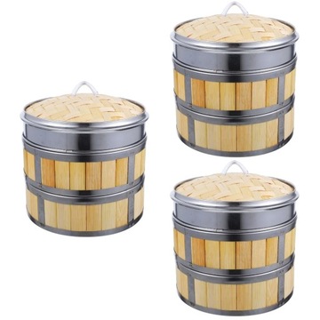 Bao Steamer China Set Pot 3 Sets