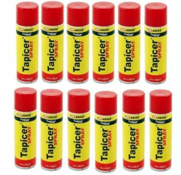 Klej tapicerski Spray 500ml Tapicer Zestaw 12 szt