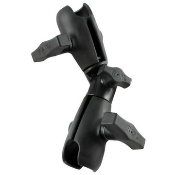 RAM Mount Podwójne Obrotowe Ramie 21cm z Gniazdami C 1.5
