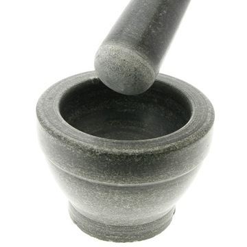 КУХОННАЯ СТУПКА С ПЕСТИКОМ, КАМЕННЫЙ МРАМОР