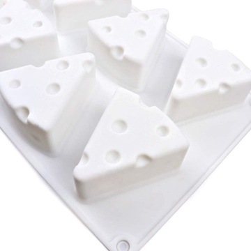 Силиконовая форма для мыла, украшений в форме сыра, 8 шт., сыр MF-089