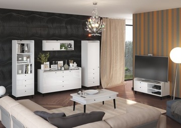 DOLCE DOL-08 контейнер колесный белый/белая половина