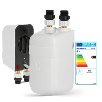 Przepływowy PODGRZEWACZ WODY 230V 7,3 kW ELEKTRYCZNY Ogrzewacz Prysznicowy