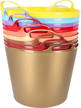 ГИБКИЙ КОНТЕЙНЕР С РУЧКАМИ ВЕДРО ДЛЯ МОЙКИ КОРЗИНА 30