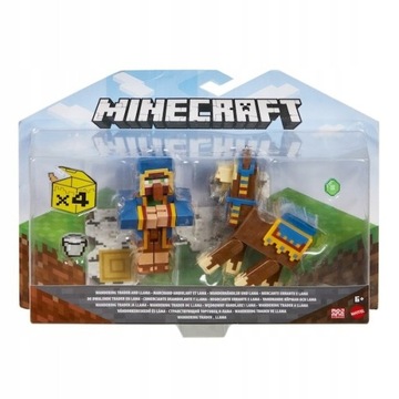 MINECRAFT FIGURKI WĘDROWIEC I LAMA GTP29