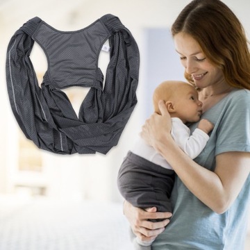 Детская переноска-переноска Hands Free Дышащий регулируемый детский хлопковый слинг для