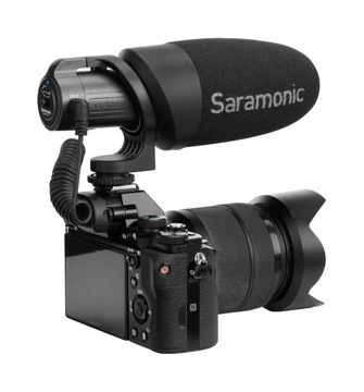 Конденсаторный микрофон Saramonic CamMic+ для фотоаппаратов и видеокамер.