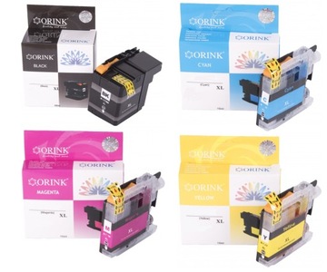 4x TUSZ ORINK BROTHER LC22U DCP-J785DW MFC-J985DW LC-22U FV