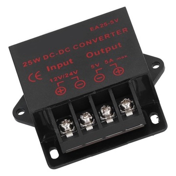 Przetwornik napięcia DC 12 V 24 V do 5 V 5A Moduł transformatora reduktora