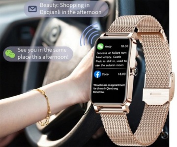 SMARTWATCH SMARTBAND ЖЕНСКИЕ СМАРТ-ЧАСЫ PL ПОЛЬСКОЕ МЕНЮ СПОРТ ЭКГ