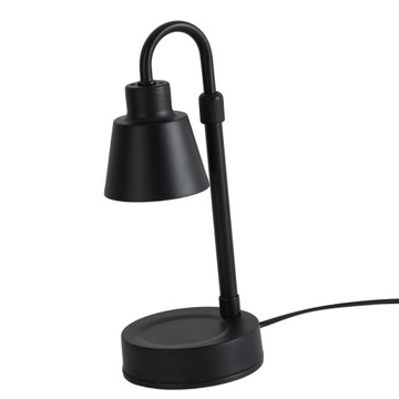 Lampa podgrzewająca świecę w kolorze czarnym