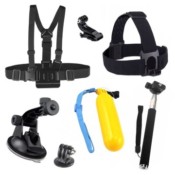НАБОР РУЧОК АКСЕССУАРЫ ДЛЯ КАМЕРЫ GoPro SJCAM DJI AKASO INSTA HARNESS BOJKA