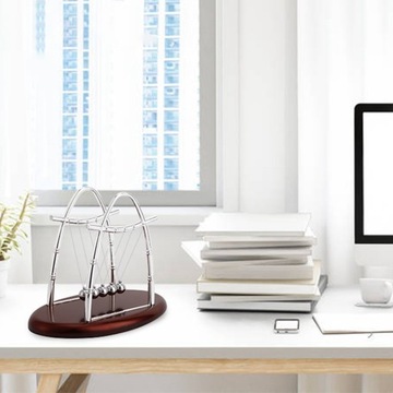 Колыбель Ньютона, баланс, стальные шарики, физика, наука, маятник, украшения, игрушка