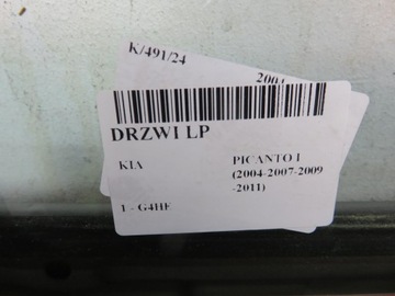 DVEŘE LEVÉ PŘEDNÍ KIA PICANTO I 03