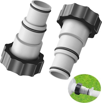 2x ZŁĄCZKA REDUKCJA DO WĘŻY DLA POMP WĘŻE BASENY ADAPTER DO INTEX 32-38MM