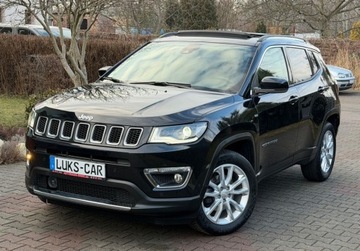 Jeep Compass II SUV Facelifting 1.3 GSE T4 150KM 2021 Jeep Compass 1,3 T 150KM NAVI Key-less Panorama FULL LED Skora Bezwypadkowy, zdjęcie 1