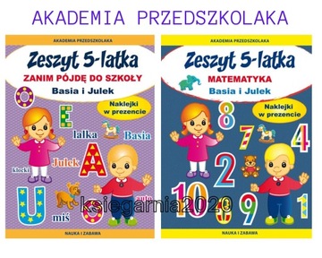 Zeszyt 5-latka Zanim pójdę do szkoły Basia i Julek