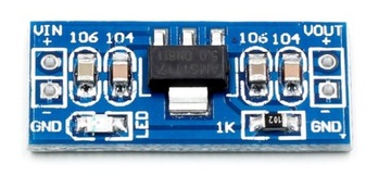 Mini moduł zasilania AMS1117 5V + piny