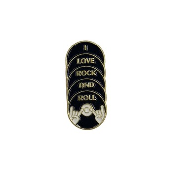 Przypinka Metalowa Pin I Love Rock And Roll