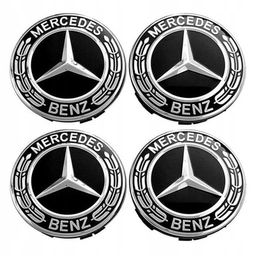 4x DEKIELKI KAPSLE DO FELG 75mm MERCEDES